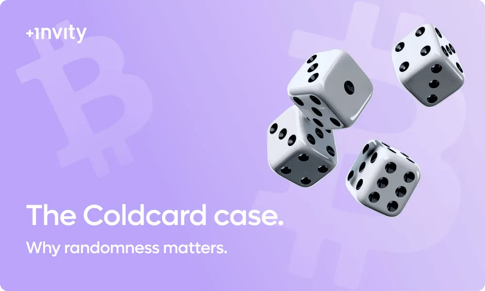 The Coldcard case: why how your seed is created really matters