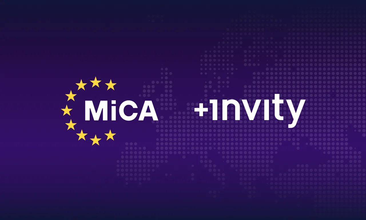 The Invity app is compliant with European MiCA regulation